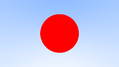 A circle without volume, nothing interesting yet